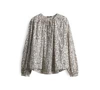 OPUS Damen Langarmbluse | Bluse FISANNA Loose aus Leichter Baumwolle Black, 38