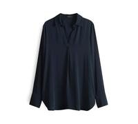 OPUS Damen Langarmbluse | FANGI Regular Shirtbluse aus fließender Viskose Coal Blue, 36