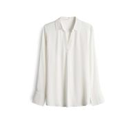 OPUS Damen Langarmbluse | FANGI Regular Shirtbluse aus fließender Viskose Milk, 36