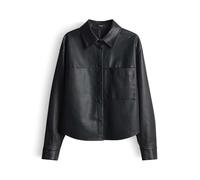 Opus Fashion Jacke FEDGY Lederoptik Schwarz Größe 42