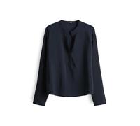 OPUS Damen Langarmbluse | FEMYN Loose Tunikabluse mit dezenter Struktur Coal Blue, 42