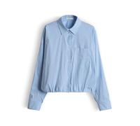 Opus Fashion Damenbluse Fresa Langarm Streifen Water Blue Größe 36