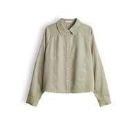 OPUS Damen Langarmbluse | Hemdbluse aus fließendem Lenzing™ Tencel Regular Fit Pale Olive, 40