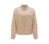 OPUS Damen Langarmbluse | Hemdbluse FJURI Regular aus Lyocell Soft Oat, 36