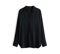 OPUS Damen Langarmbluse | Shirtbluse FANGI Regular aus Viskose Black, 38