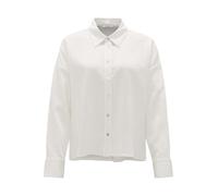 OPUS Regular Fit Hemdbluse mit durchgehender Knopfleiste in Weiss, Größe 44