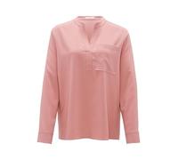 Opus Fashion Damen Langarmbluse Fanell Regular aus weichem Flanell Mellow Rose Größe 40