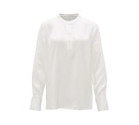 OPUS Damen Langarmbluse | Tunikabluse FANJI Regular aus Satin Milk, 44