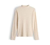 OPUS Damen Langarmshirt | Rippshirt SUHANNA Slim aus elastischem Jersey Soft Cream, 42