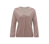 OPUS Damen Langarmshirt | Shirt SANNAH Tradition Regular aus nachhaltiger Viskose Mellow Rose, 40