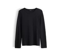 OPUS Damen Langarmshirt | SIMOOK Slim Longsleeve aus nachhaltiger Baumwolle Black, 36