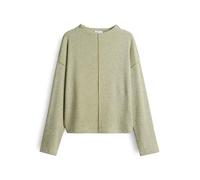 OPUS Damen Langarmshirt | SINZI Regular Jerseyshirt mit Biesendetails Soft Matcha, 40