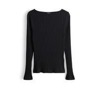 Opus - Rippenshirt - Sovke schwarz - Gr. - 36
