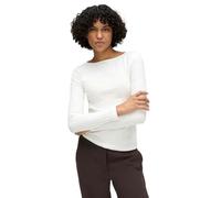 OPUS Damen Langarmshirt | SOVKE Slim Rippshirt aus Baumwoll Mix Milk, 38