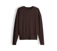 OPUS Damen Langarmshirt | SUPANI Slim Longsleeve aus weichem Lyocell-Woll Mix Coffee Bean, 44
