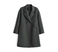 OPUS Damen Mantel | HAVILDA Doppelreiher aus Double Wollmix Dark sage, 42