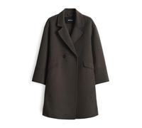 OPUS Damen Mantel | HAVILDA Doppelreiher aus Double Wollmix Midnight Brown, 38