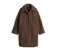 OPUS Damen Mantel | Heddy Regular Teddymantel aus recyceltem Polyester Cocoa, 44