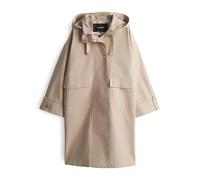 OPUS Damen Mantel | Parka Hilla Oversize mit wasserabweisender Textur Soft Oat, 44