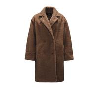 OPUS Damen Mantel | Teddymantel HONISE Loose im Oversize Look Cocoa, 42