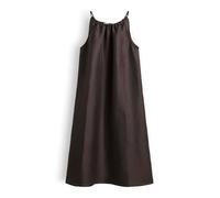 OPUS Damen Midikleid | Sommerliches Trägerkleid aus Leinen Mix Affogato, 38