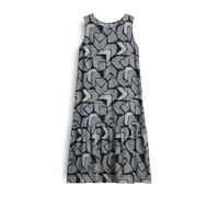 OPUS Damen Midikleid | WICY Move Bedrucktes Midikleid mit Volantdetail Coal Blue, 38