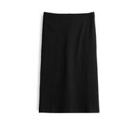 OPUS Damen Midirock | Bleistiftrock aus strukturierten Jersey Black, 36