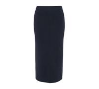 OPUS Damen Midirock | Bleistiftrock RORIEH Slim aus weichem Milano Strick Coal Blue, 38