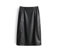 Opus Fashion - Midirock Damen - Roga - aus weichem Kunstleder - Schwarz - Größe 40