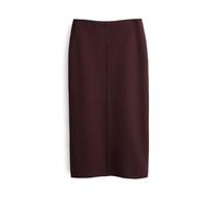 Opus Fashion Damen Midirock RUDILA Bleistiftrock mit Komfortbund Orange Größe 38