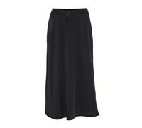 OPUS Damen Midirock | Satinrock RAWI A-Linie aus glänzendem Viskose Mix Black, 36