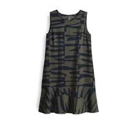 Opus - Printkleid mit angesetztem Volant - Wenola jungle blau/grün - Gr. - 38