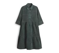 OPUS Knielanges Kleid aus Cord Modell 'Wispa' in Petrol, Größe 34