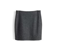 OPUS Damen Minirock | Ravenna Move Minirock aus Viskose Wollmix warm Grey Melange, 42
