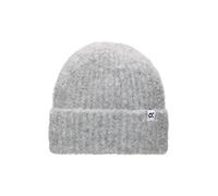 OPUS Damen Mütze | Strickmütze ACURLY CAP mit Wolle hazy fog melange, 0