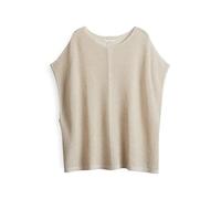 OPUS Damen Poncho/Cape | Schimmerndes Strickcape AGOLDI aus Viskose Leinenmix natural glaze, 0