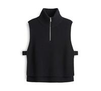 OPUS Damen Poncho/Cape | Strickcape ABIBO Boxy Fit aus Baumwoll Mix black, 0