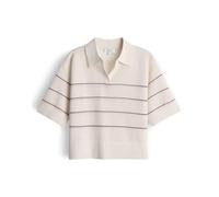 Opus Fashion Strickshirt Pringi aus Viskose-Mix mit Polokragen Ecru Größe 38