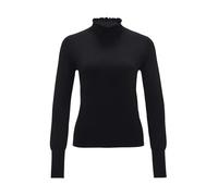Opus Fashion Damenpullover POLLUNA Slim, Feinstrick Viskose-Mix, Schwarz 34