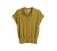 OPUS Damen Pullover | Feinstrickpullover POSARA Regular mit Polokragen Tropical Moss, 34