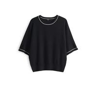 OPUS Damen Pullover | Feinstrickpullover PREPI Regular aus Viskose Mix Black, 34