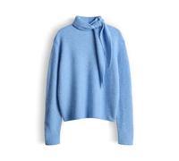 OPUS Damen Pullover | PARF Regular Strickpullover im Alpaka Wollmix Water Blue, 38