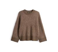 OPUS Damen Pullover | PENNAN Regular Strickpullover in Bouclé Optik Cocoa, 38