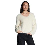 Opus Strickpullover PLARI mit Mohair- und Alpaka-Anteil aus weichem Effektgarn Damen ecru 42