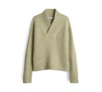 OPUS Damen Pullover | PONELOPE Regular Strickpullover im Alpaka Wolle Mix Soft Matcha, 40