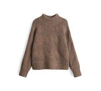 OPUS Damen Pullover | PORTREE Regular Strickpullover mit Zopfmuster Cocoa, 40