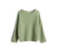 OPUS Damen Pullover | Pullover PURIANN Batwing Fit Regular aus Baumwolle Green Glow, 42