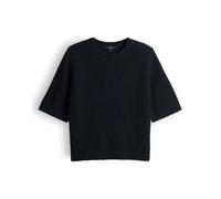 OPUS Damen Pullover | Strickpullover PORIMA Slim aus nachhaltiger Baumwolle Coal Blue, 42