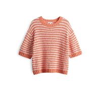 OPUS Damen Pullover | Strickshirt PALVADORA Boxy Fit aus BCI Cotton Mix Pale orange, 36