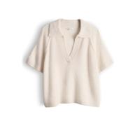 OPUS Damen Pullover | Weiches Strickshirt im Polo Stil Loose Fit Natural Glaze, 38